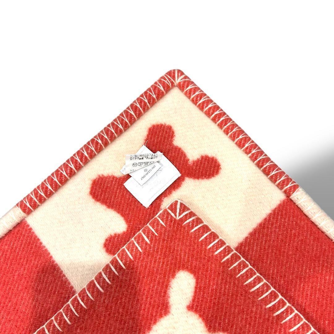 HERMES エルメス ブランケット アダダ 毛布 ベビー 大判 レディース