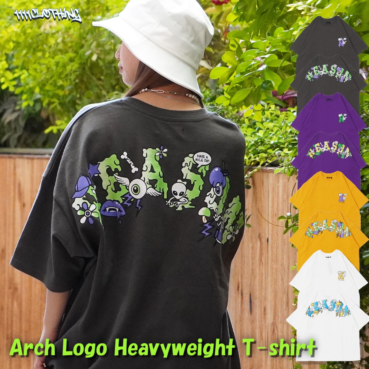 \SALE/◆アーチロゴ ヘビーウェイトTシャツ◆br-20232