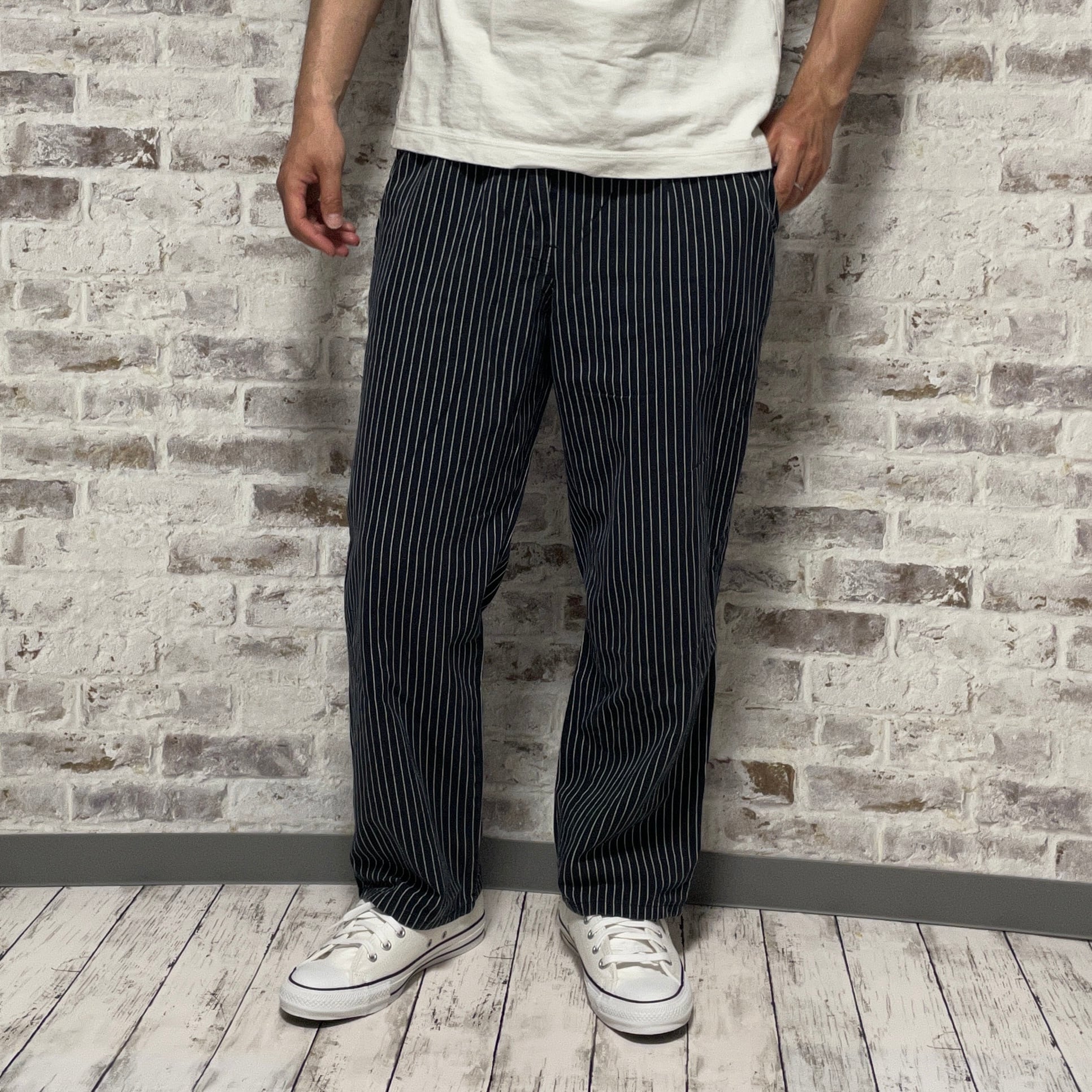 GERMAN ARMY】STRIPED COCK PANTS ドイツ軍 ストライプコックパンツ ...