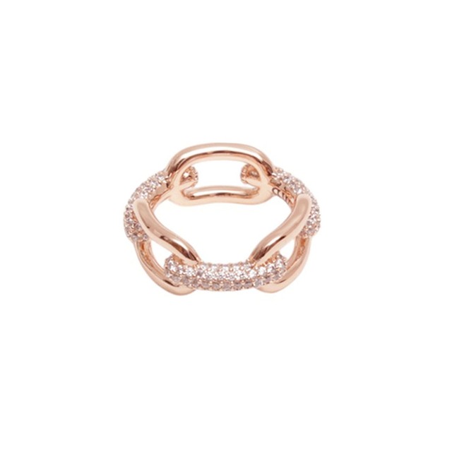 ダニエルウェリントン DANIEL WELLINGTON Crystal Link Ring 68 RG リング DW00400587 レディース メンズ ローズゴールド リング