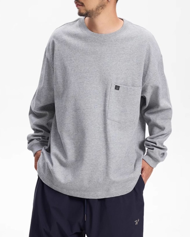 ボックスシルエットクルーネックTシャツ 3colors　S0007