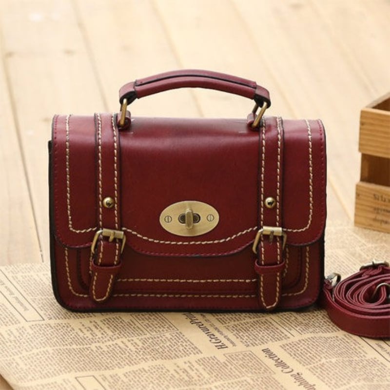 英国レトロクロスボディバッグ W1705