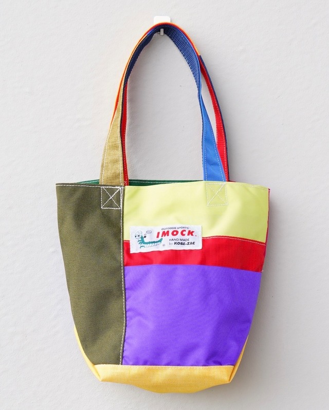 IMOCK-KOBE ZAC-NYLON PATCHWORK TOTE SMALL