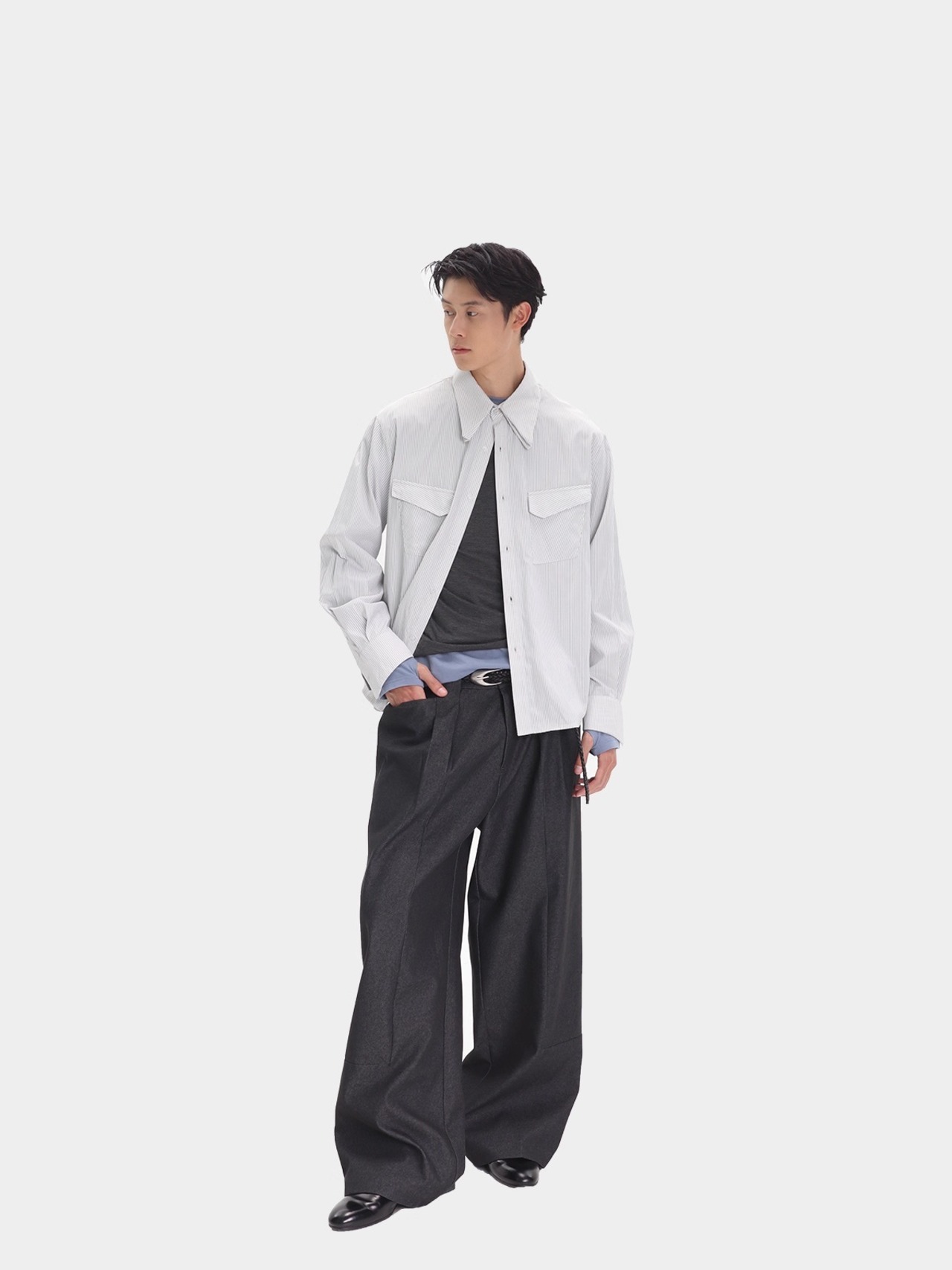 Nothingnoth 25SS  Wide Straight Trousers