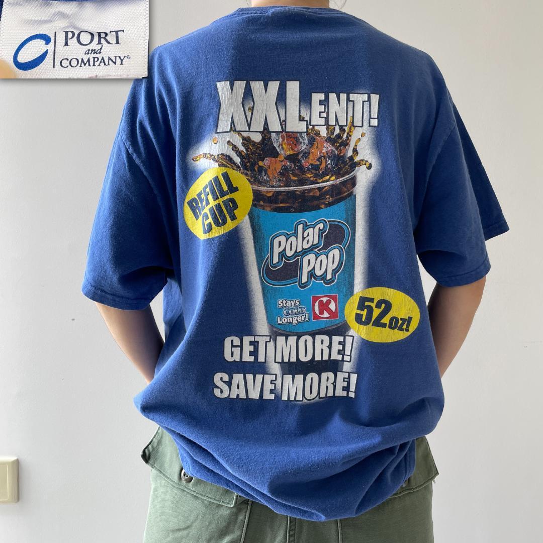 tGG81 90s Tシャツ サークルK コンビニ ドリンク プロモーションT