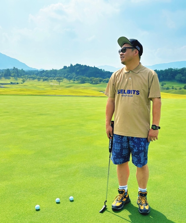 NO BUNKERS NO SPLASH Polo ”sand khaki”　数量限定モデル