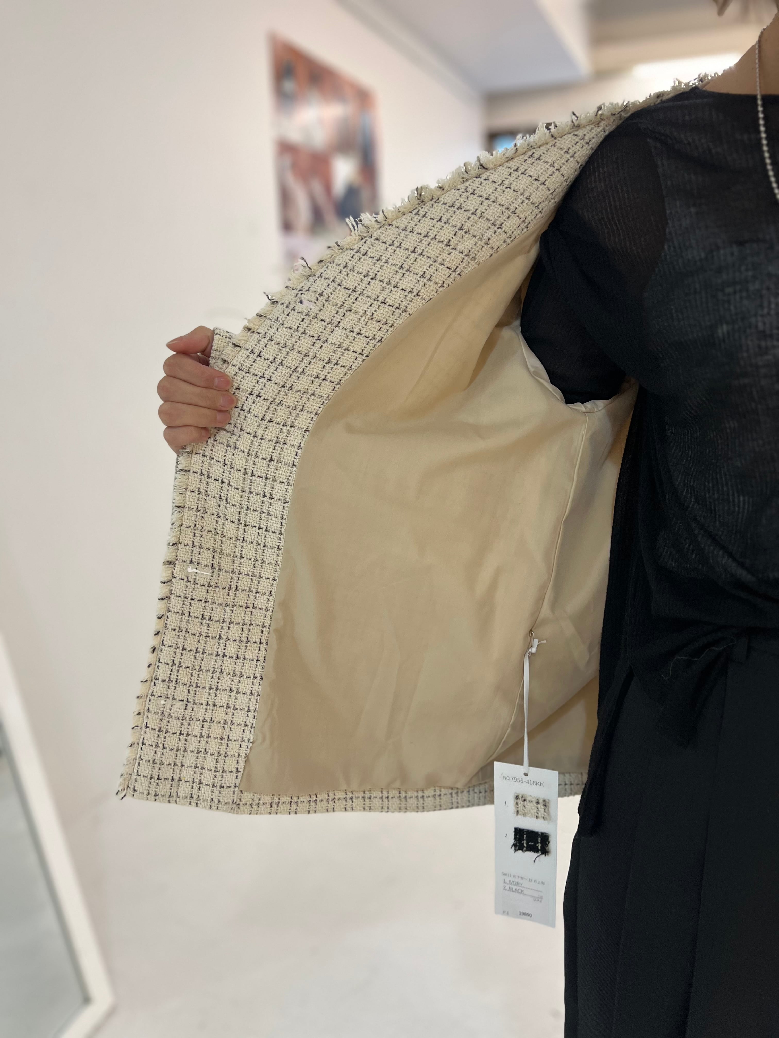 CHIGNON［7956-418KK] ツイードJK