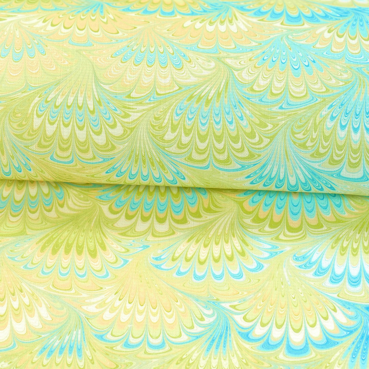 リバーシブル半巾帯 ［ 田園と青空 ］