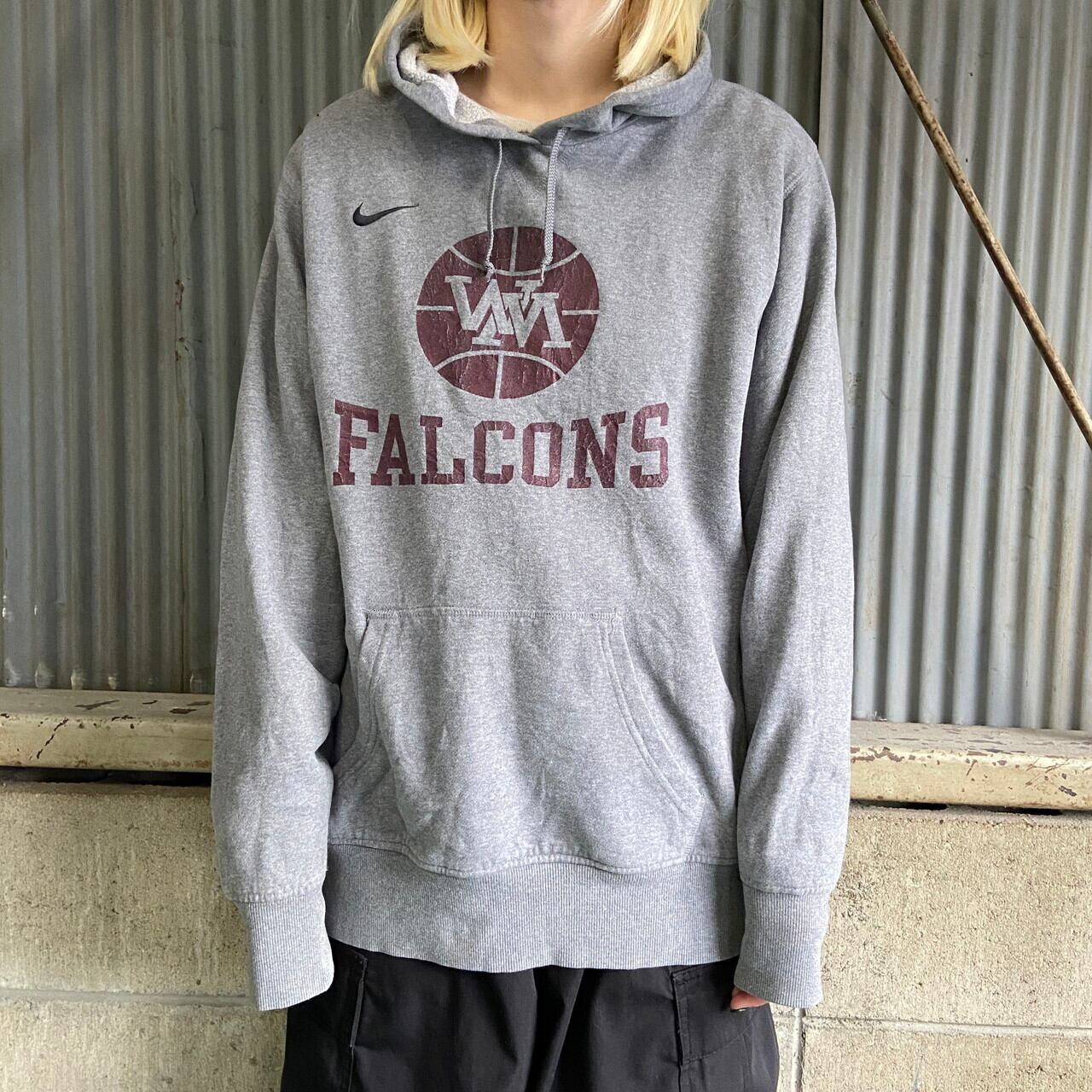 00年代 NIKE TEAM ナイキ カレッジチームロゴ スウェットパーカー 