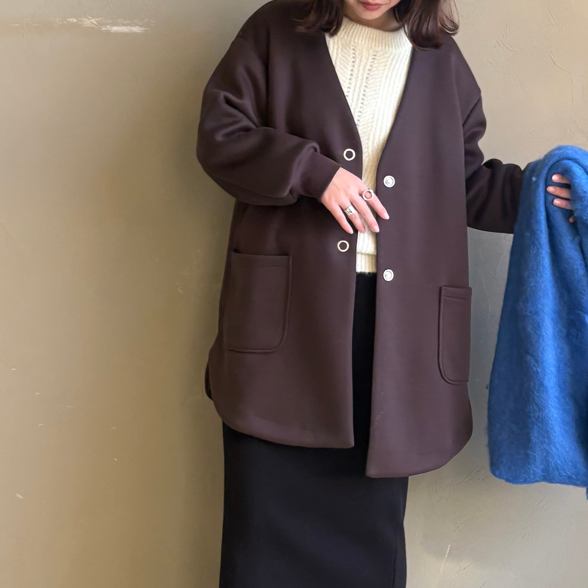 QTUME 】ラウンドヘムミドルコート | valance 福井｜レディース