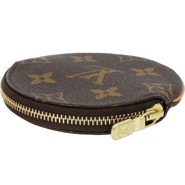 Unused LOUIS VUITTON ルイヴィトン ポルトモネ ロン モノグラム 丸型