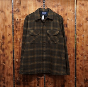 50s60s pendleton ボードシャツ M/ペンドルトン オンブレ 開襟シャツ オープンカラーシャツ