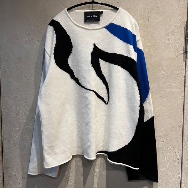 ANTONIO VATTEV アントニオ ヴァッテフ 23aw NTARSIA KNIT K01AE WHITE 
