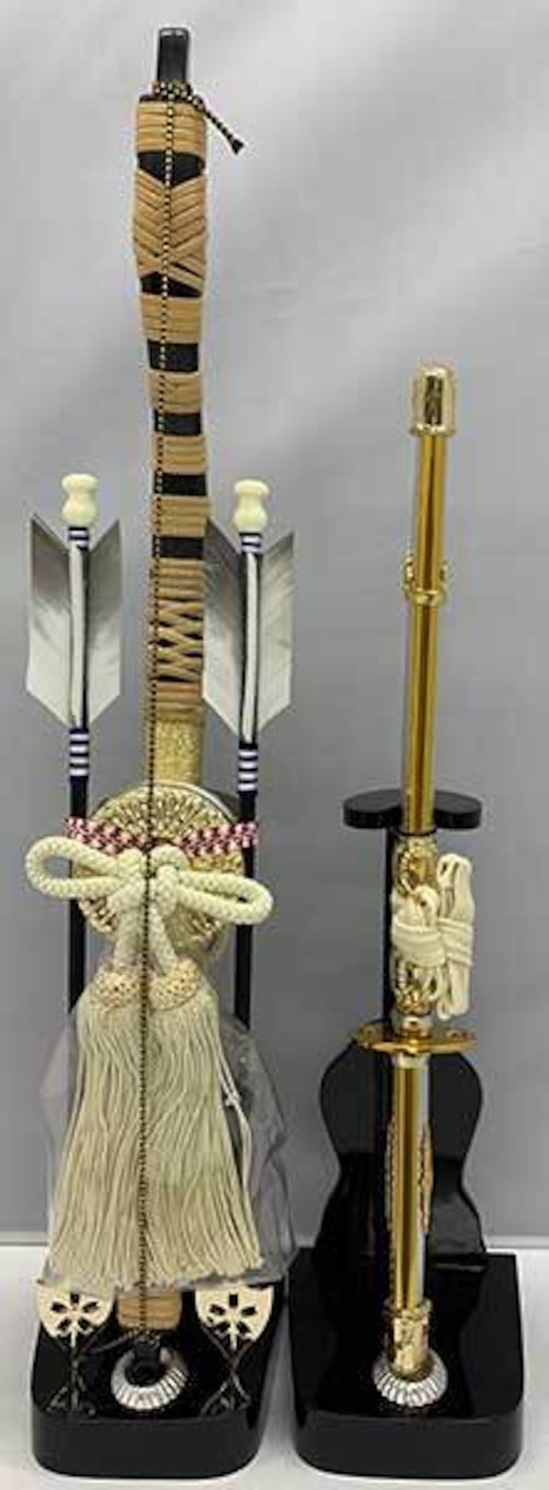 弓太刀 藤巻 11号　緑柄箱 弓太刀のみ【道具単品】