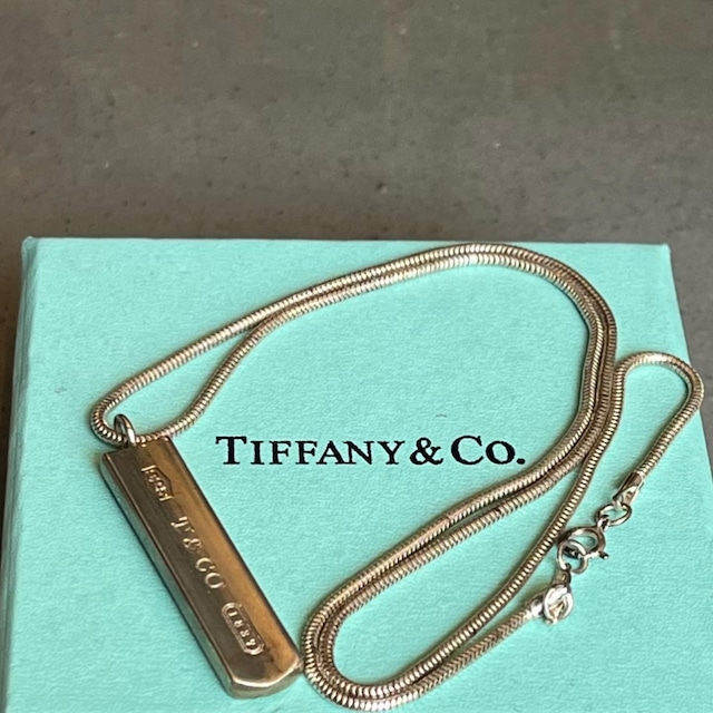 -Tiffany&Co.- silver925 T&CO 1837 necklace