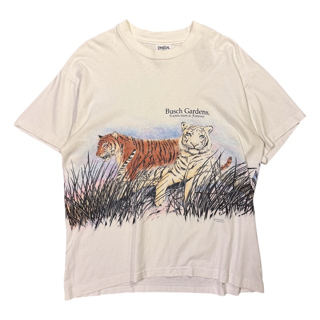 ［90s Made in USA］Sansegal Animal Design T-shirt Vintage L