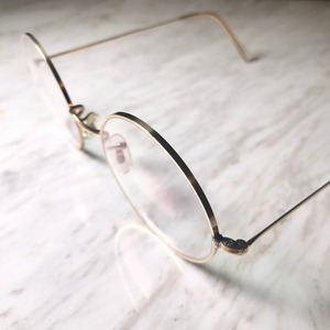 vintage ALGHA WORKS deadstock glasses "round"