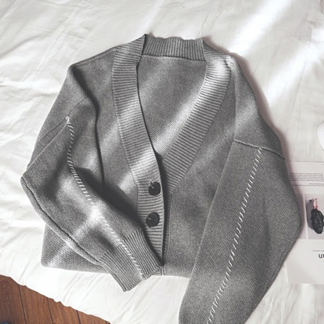 オーバーシルエット カーディガン スタイルカバー ★２色