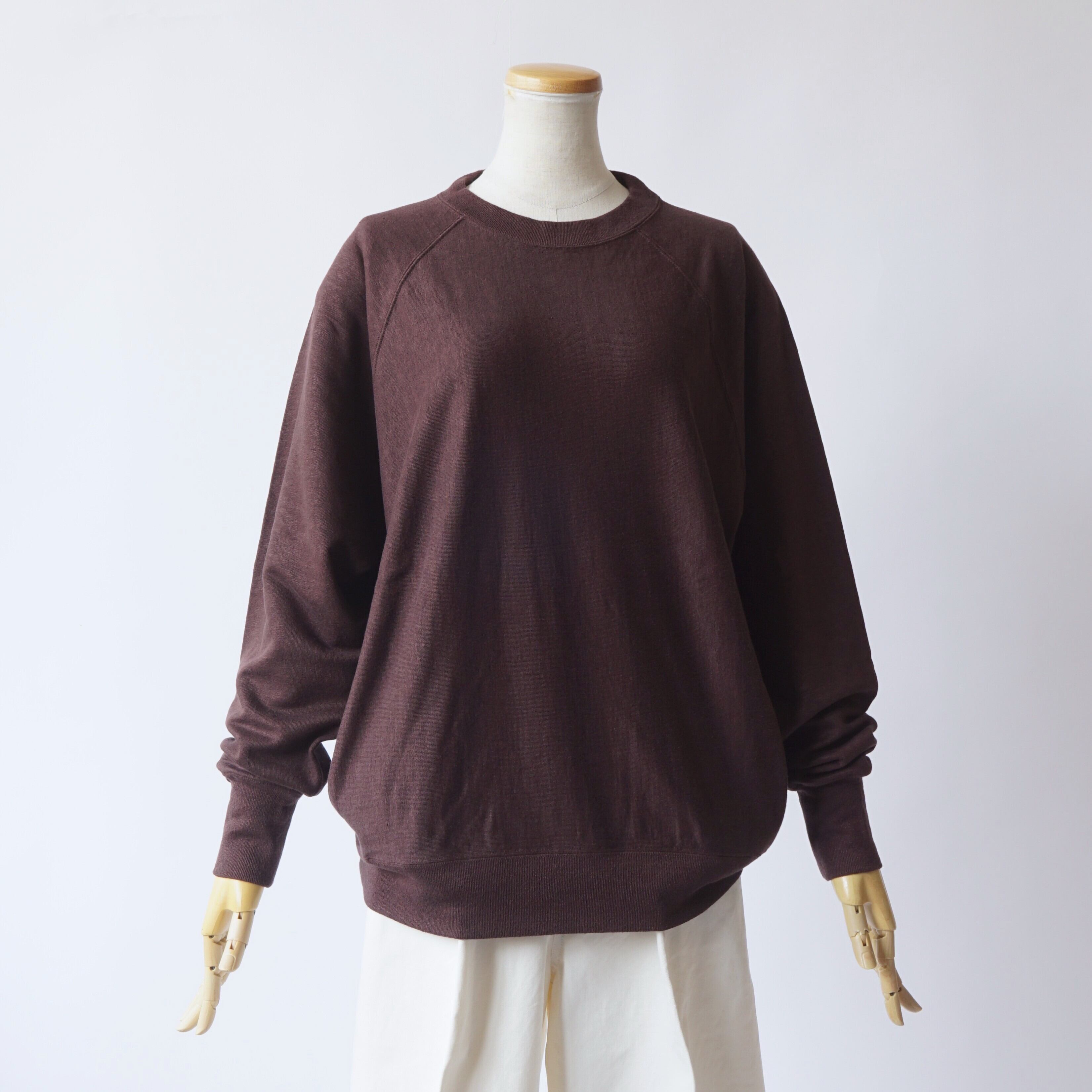 BATONER / バトナー LINEN URAKE CREW NECK BATONER/バトナー・BELGIAN LINEN URAKE CREW NECK L/S | a flat