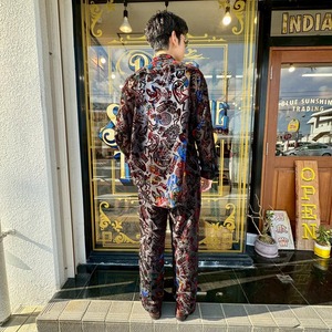 VELVET KOKOPELLI PANTS(Black)
