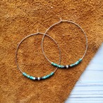 ターコイズシルバーピアス