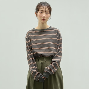 A.U.G relaxing ビンテージボーダークルーネックTee /853403