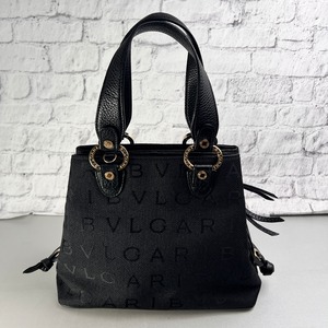 BVLGARI ブルガリ キシレッタレ キャンバス ショルダーバッグ 黒 A-13641