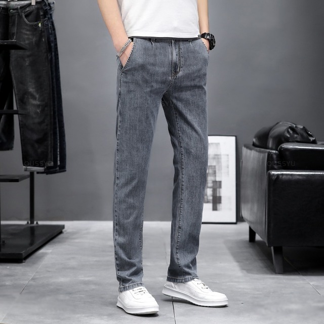【W28-W40】Stretch Skinny Denim Pants / ストレッチ スキニー デニム パンツ