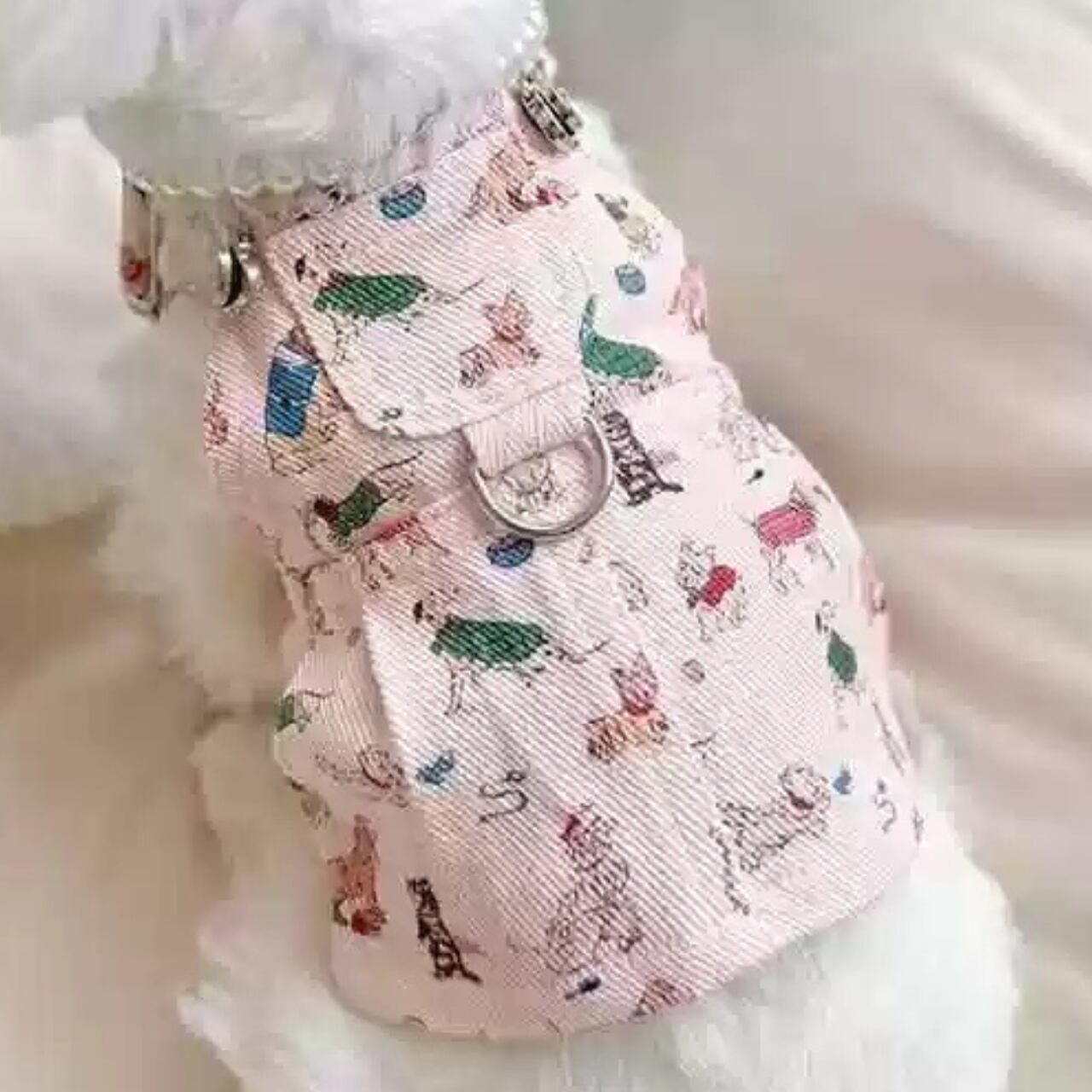 総柄プリント オーバーオール♡0082