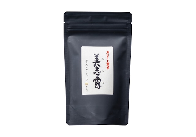 深むし上煎茶　美志露ティーバッグ（湯のみ用）3g×6袋