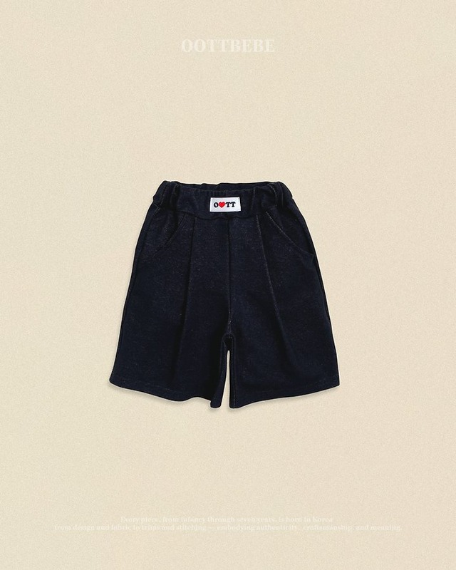 【取寄】oottbebe｜denim stretch pants (8-length)｜デニムストレッチパンツ(8分丈)｜XS-XL｜kids｜26 autumn