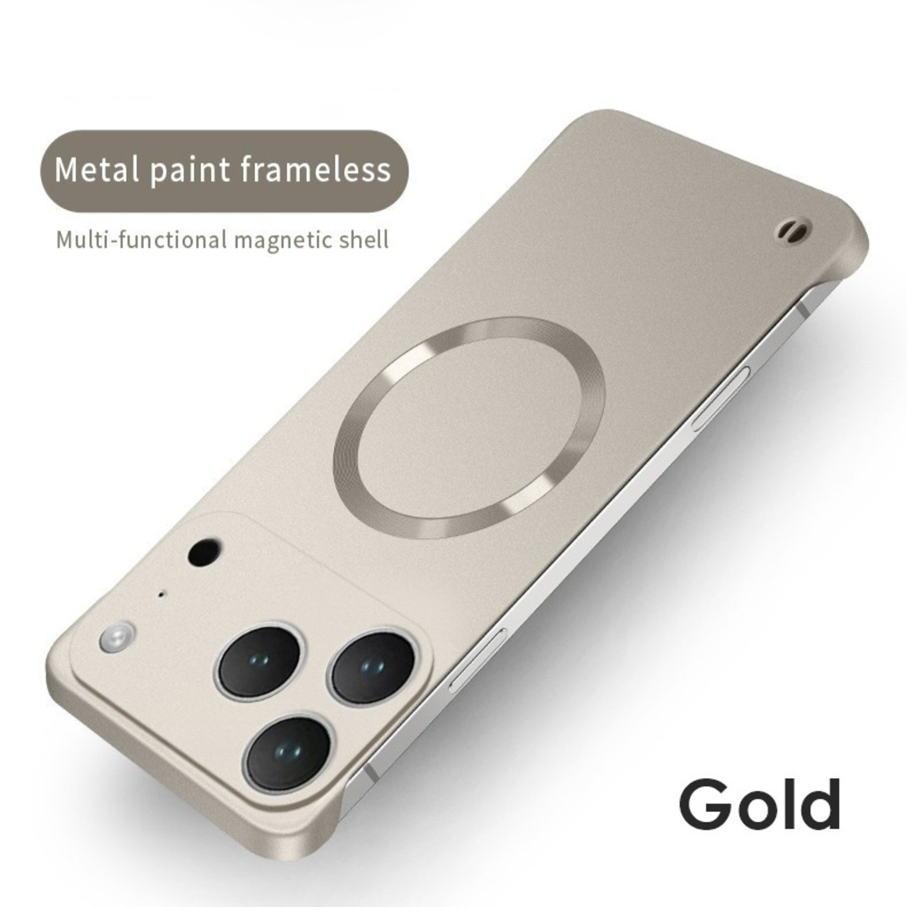 ◆iPhone 17/16/15/14/13/12/Pro/Pro Max/Plus/Air◆ Thin Matte Metal Paint Phone Case / シン マット メタル ペイント スマホケース