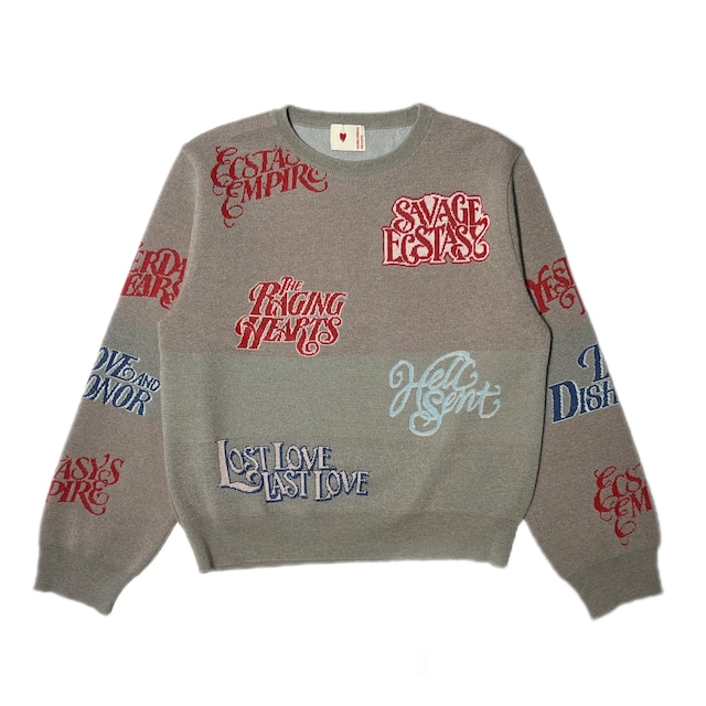 EMOTIONALLY UNAVAILABLE / MOHAIR CREWNECK SWEATER