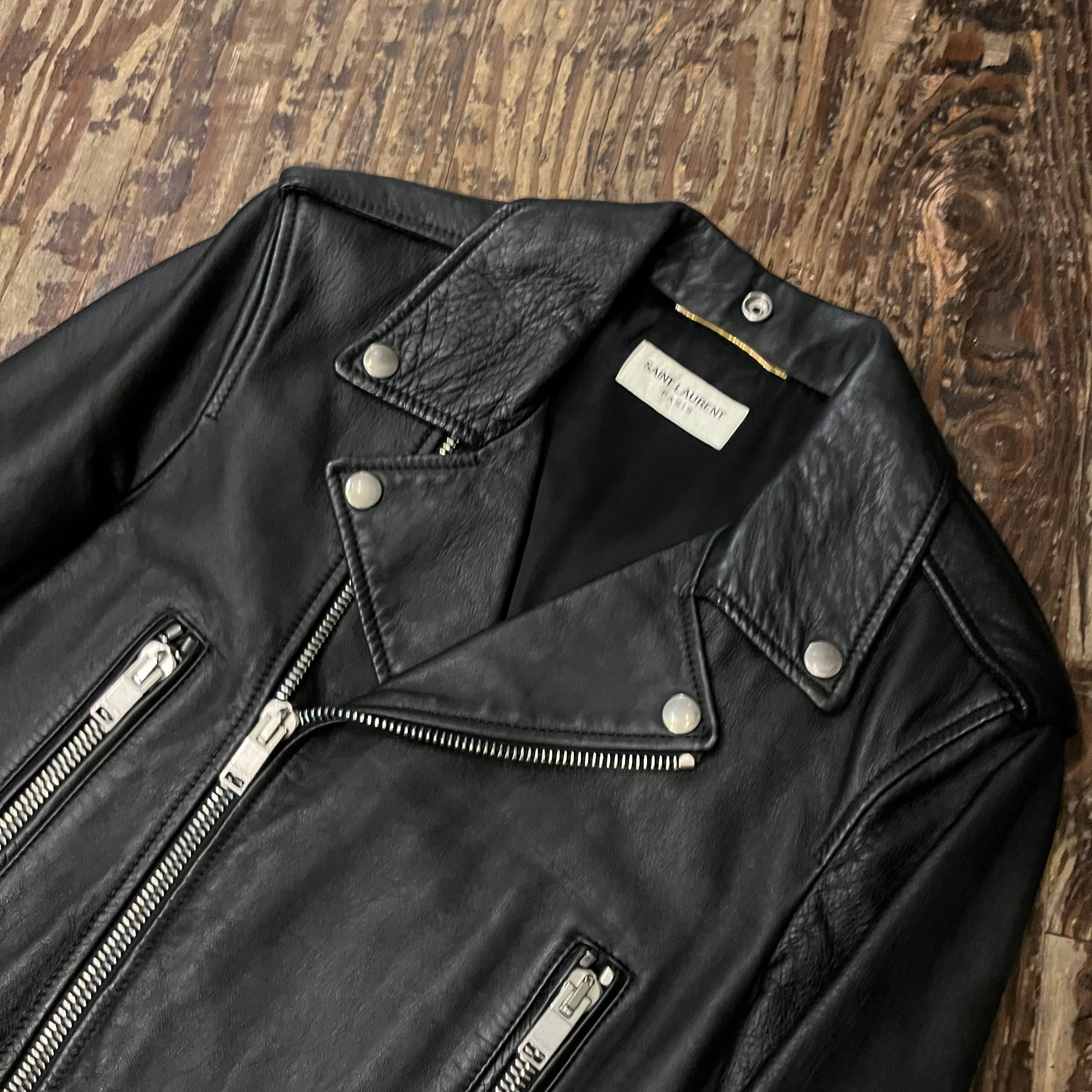 Saint Laurent サンローラン L01 ライダースジャケット レザー Saint Laurent サンローラン L01 ライダースジャケット レザー
