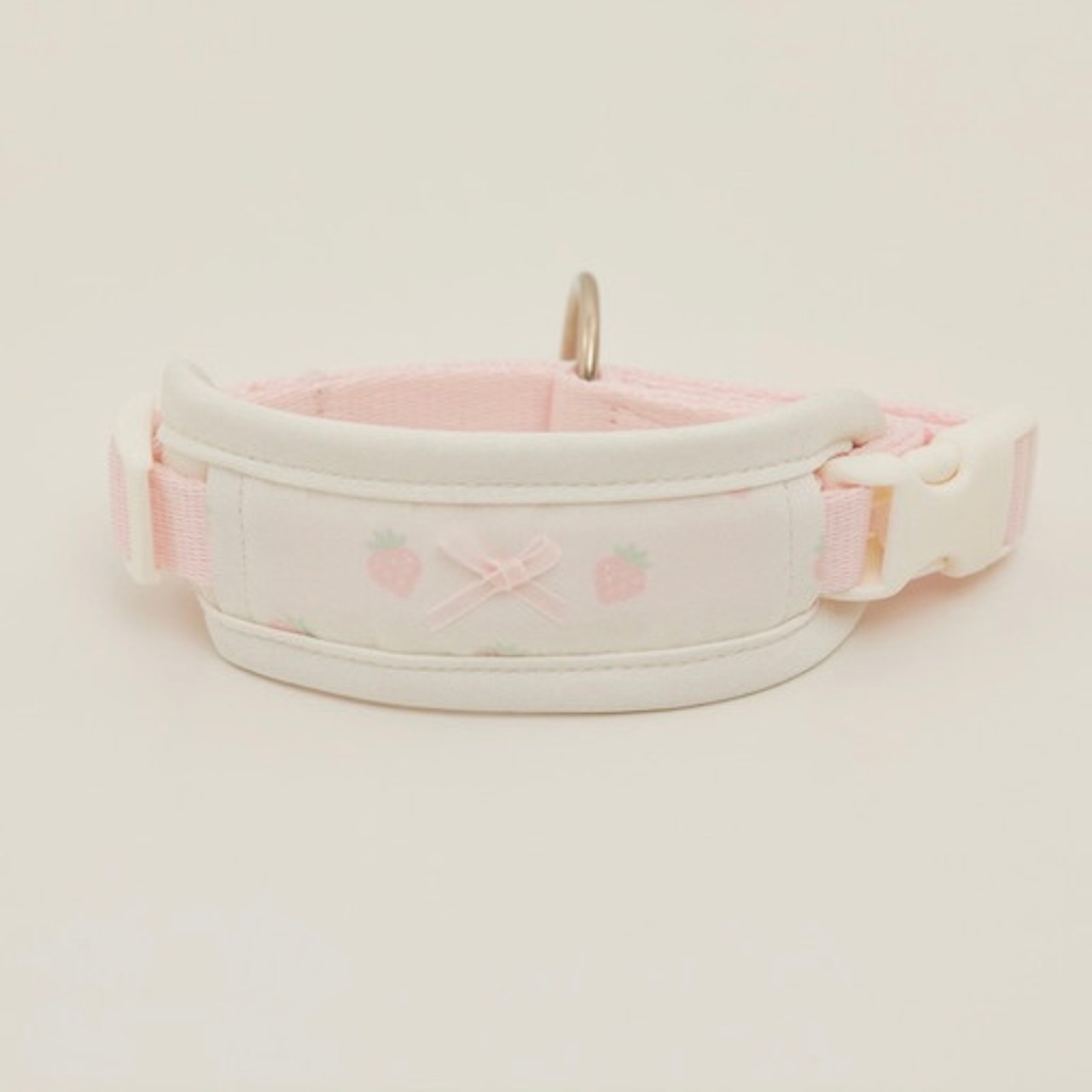 【予約】[ thesallyslaw ] Bailey cushioning collar｜Strawberry Blush - 2