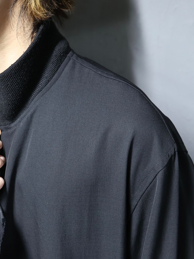 【Y's for men】zip design long coat