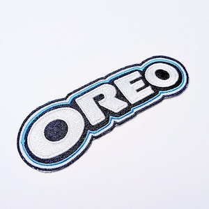 送料無料! ★刺繍アイロンワッペン★【 OREO ( オレオ ) 】 〚アメリカン雑貨 アメトイ〛