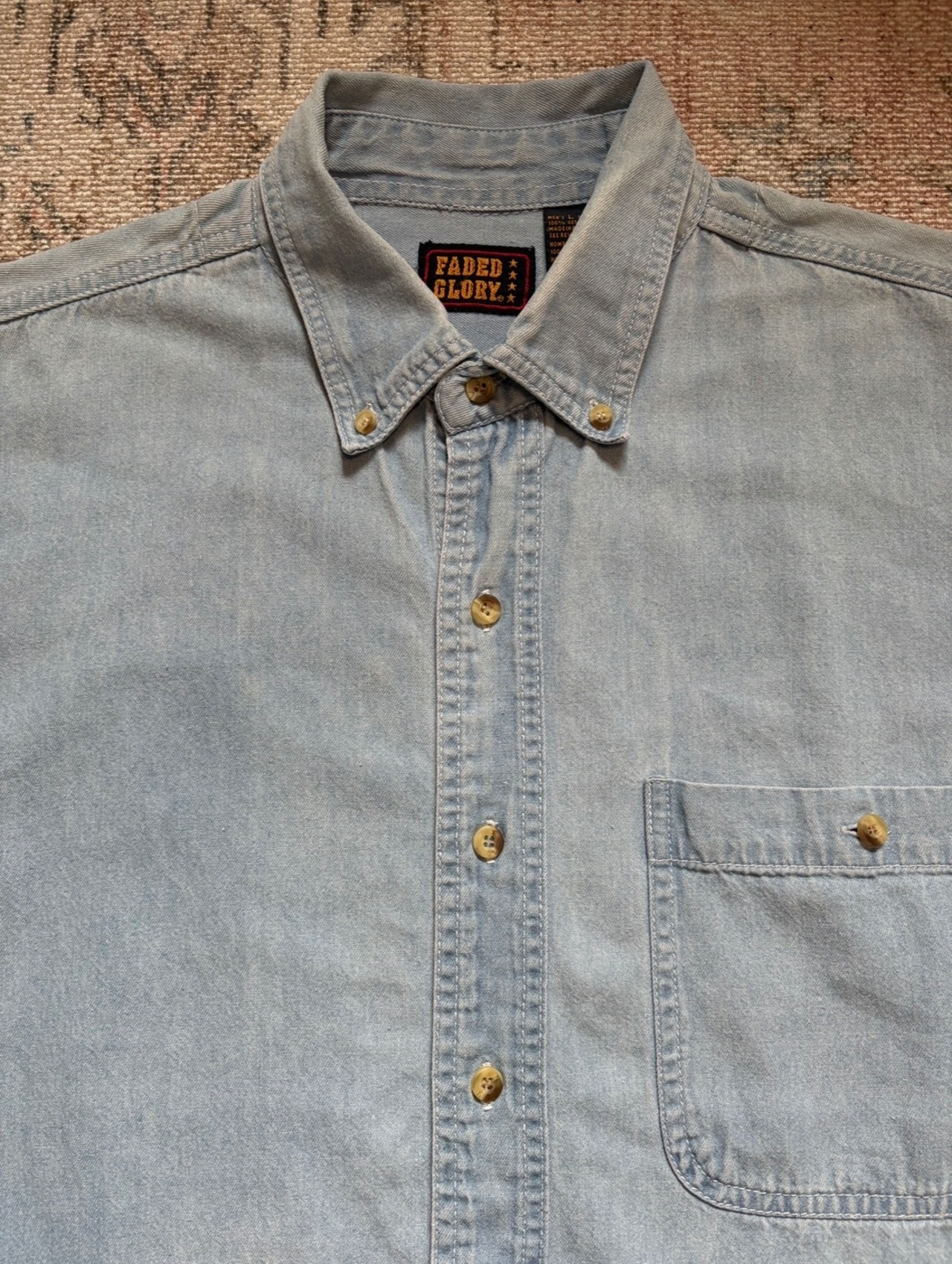 FADED GLORY / chambray shirts