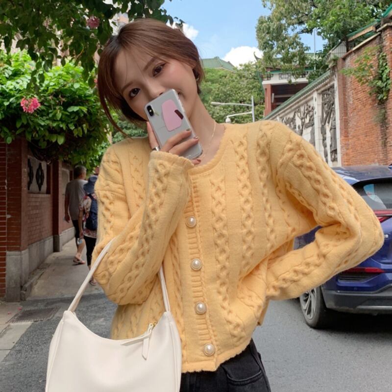 スプリングオータムセーター ルーズカーディガンジャケット 春物 秋物 YY-ファッション16783370657