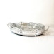 Vintage silver plated serving tray with 5 removable glass bowls