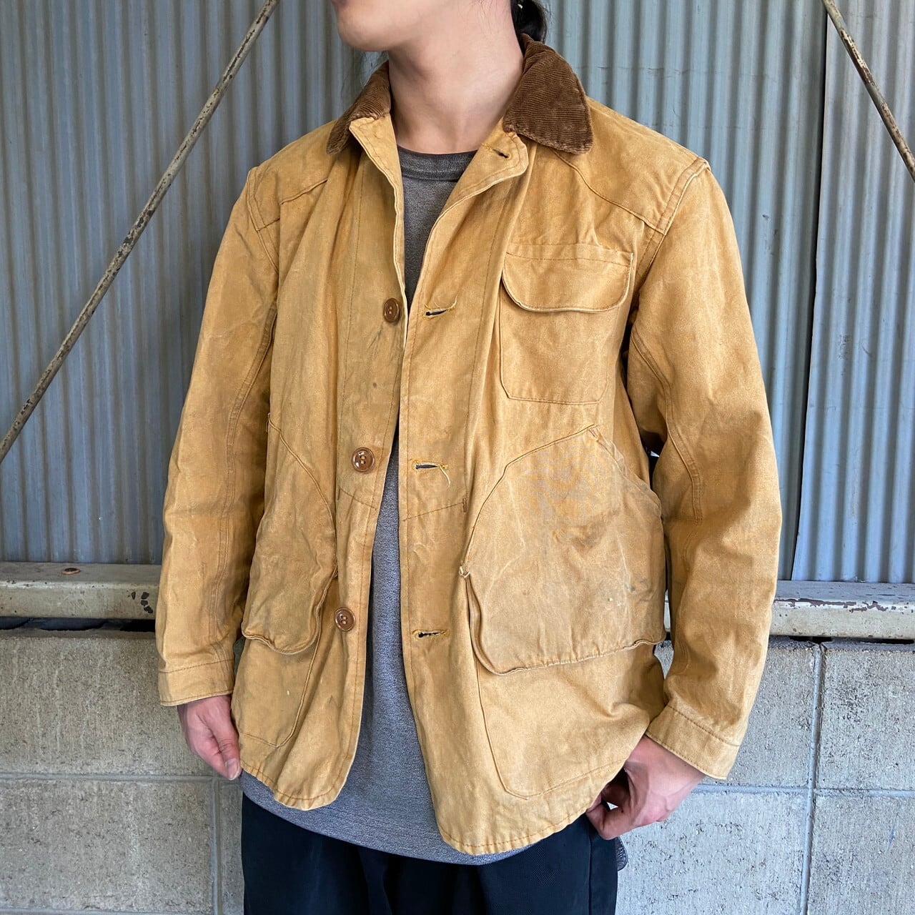 50〜60年代 WESTERN FIELD MONGOMERY WARD コーデュロイ襟 ダック地 