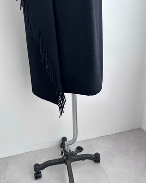 tricot COMME des GARÇONS　FRINGED WRAP SKIRT