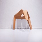 TAKE Create Hagi KASAYAMA Stool / 美品 タケクリエイトハギ カサヤマ スツール チェア ナチュラル 和モダン (関連:カリモク アクタス)