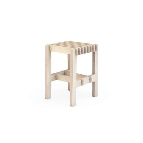 SQUARE STOOL - 組み立て式のイス -