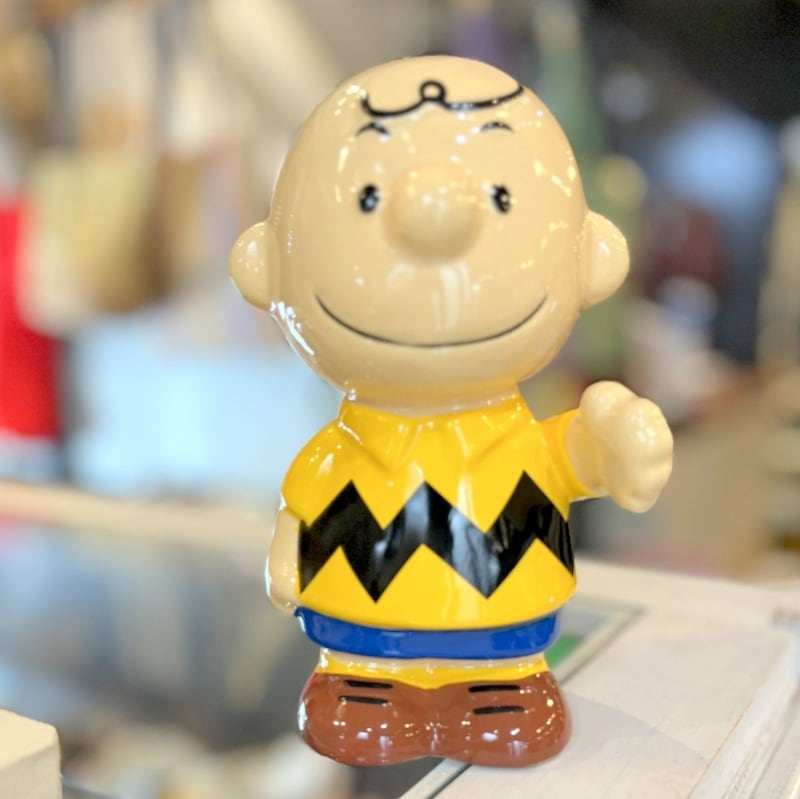 SNOOPY 立体コインバンク /チャーリーブラウン 貯金箱 PEANUTS
