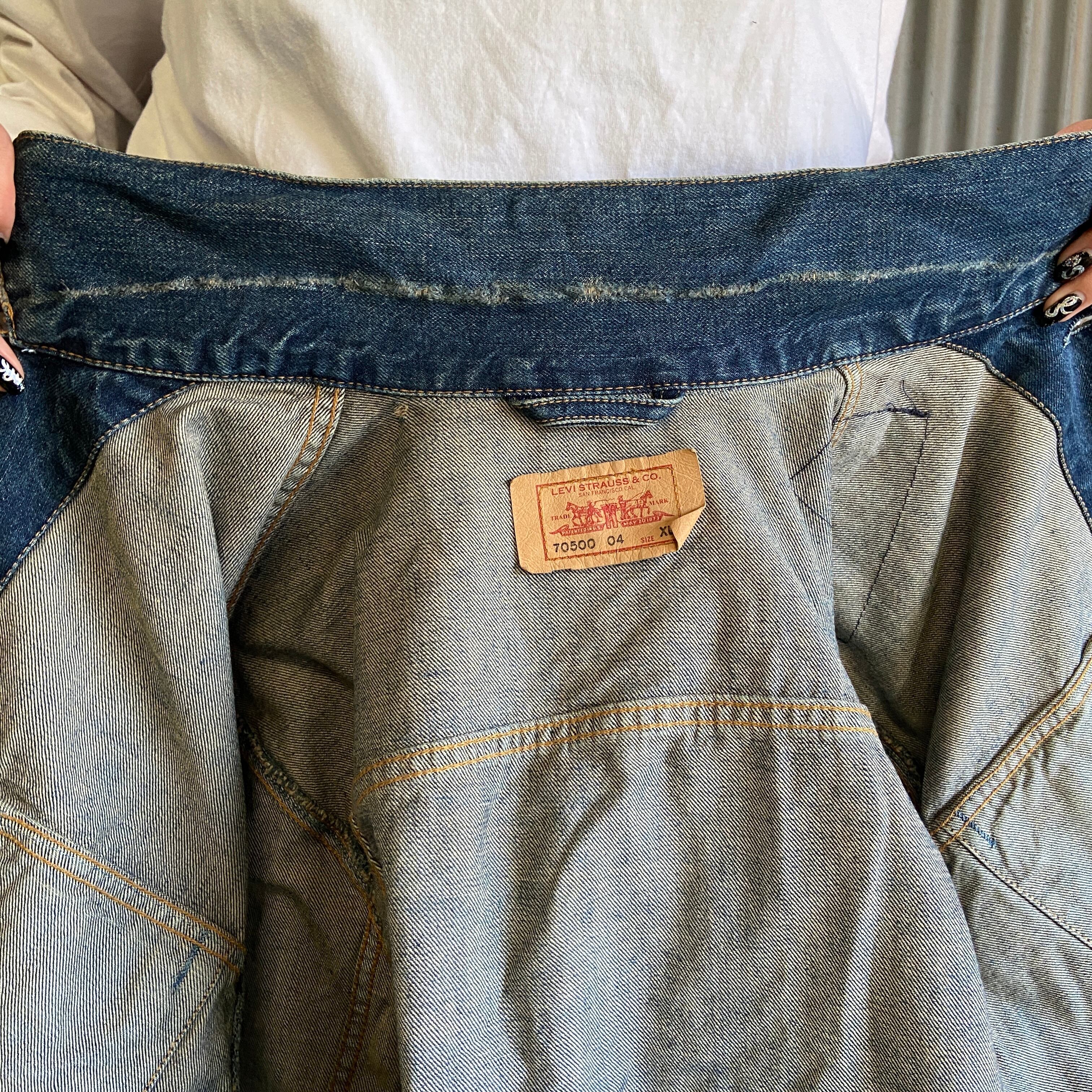 00年代 Levi's ユーロリーバイス 70500 カスタム デニムジャケット
