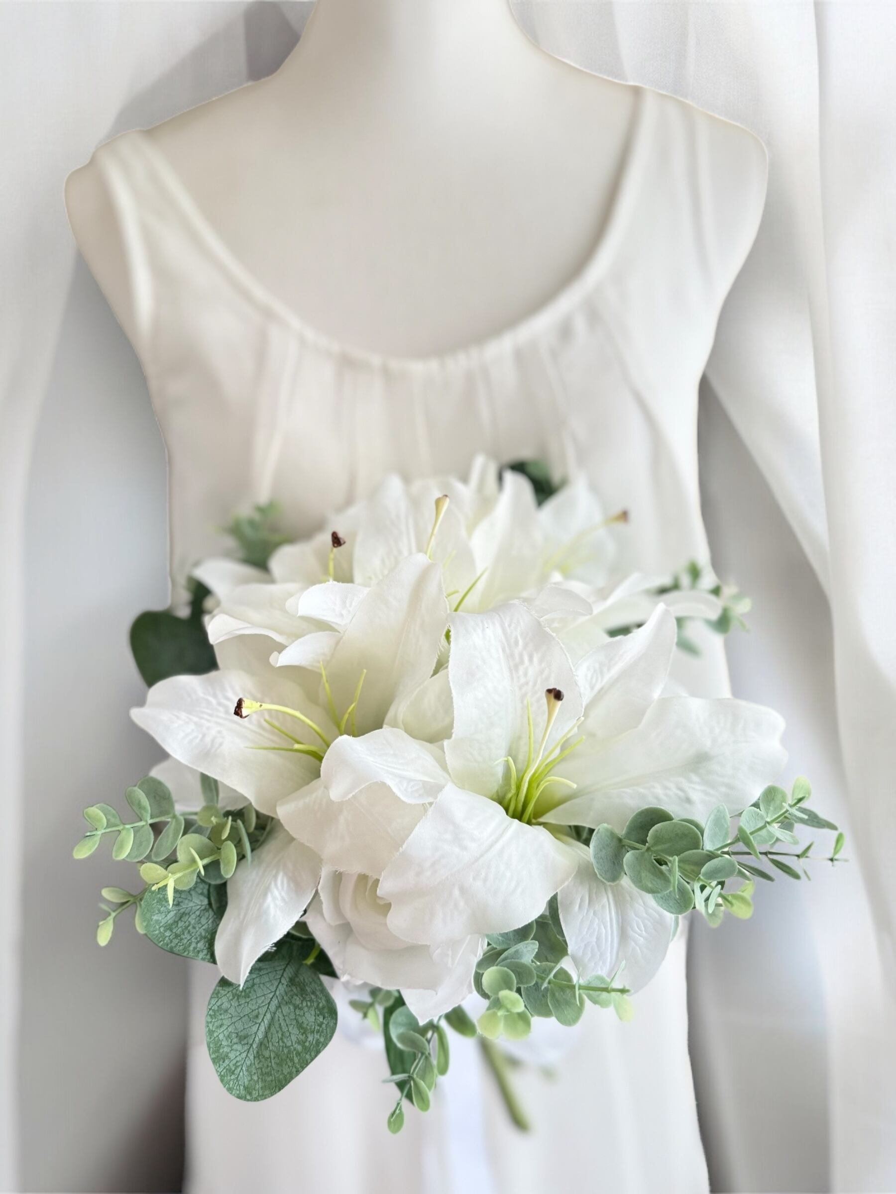 カサブランカクラッチブーケ☆ブートニア | houkiboshi 