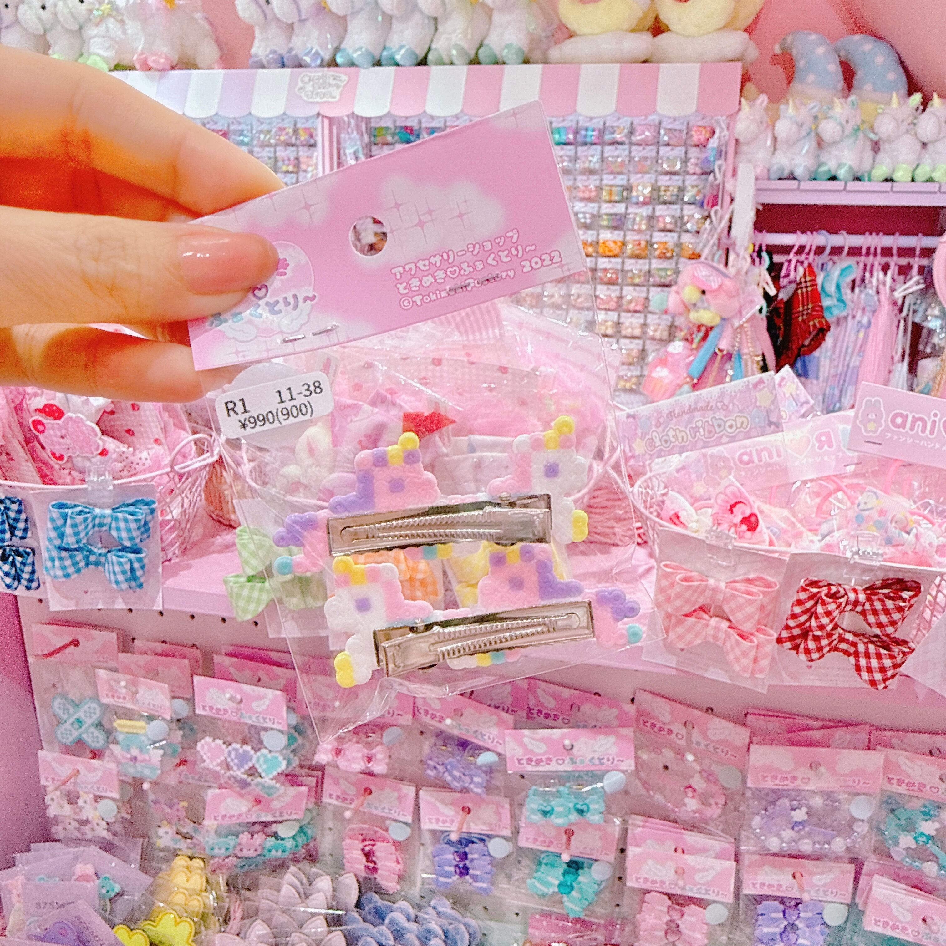 【R1】11-38 2連ユニコーンツインヘアクリップ