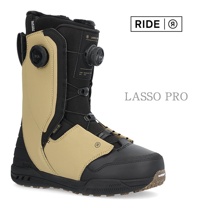 RIDE LASSO 23-24 未使用 GREY 物凄 26cmスノーボード