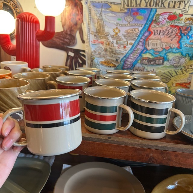 SS RIM ENAMELED MUG　3Type　ステンレス リム エナメル マグ　DULTON　マグ　stainless　